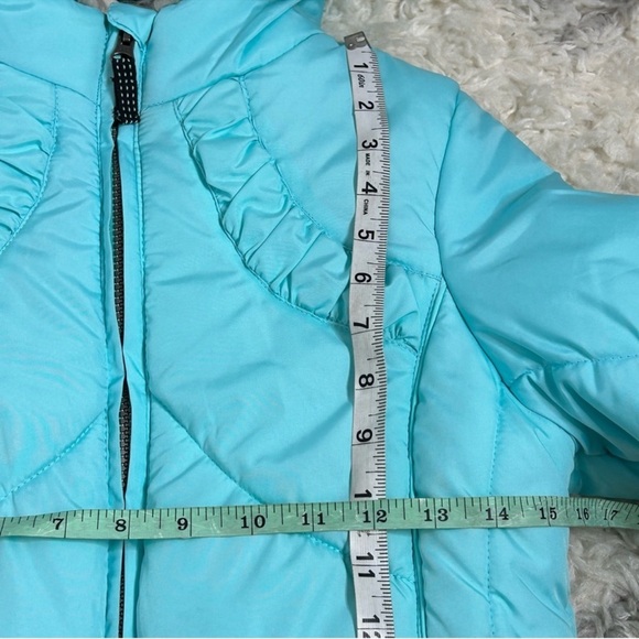 London Fog Kids Faux Fur Hooded Puffer Snow Jacket - Picture 8 of 9